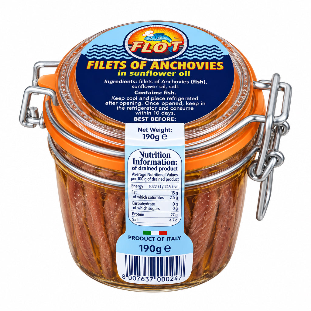 Anchovy Fillets (Flott) 235g