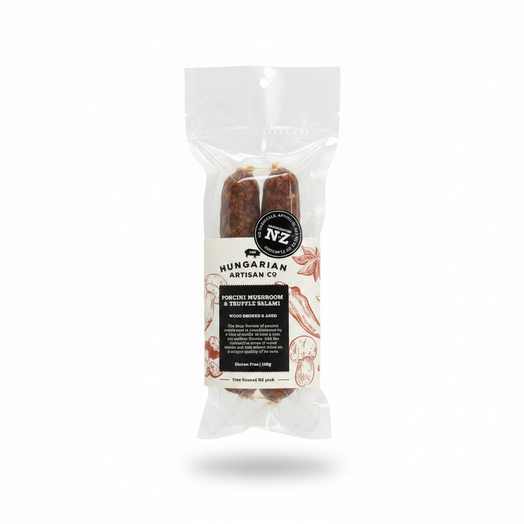 Porcini Mushroom & Truffle Salami (Hungarian Artisan Co) 150g