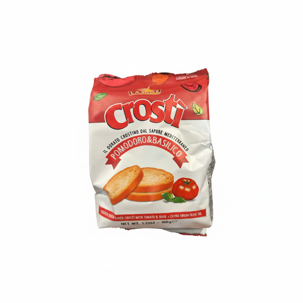 Crosti Tomato, Basil & EVOO 100g (La Mole)