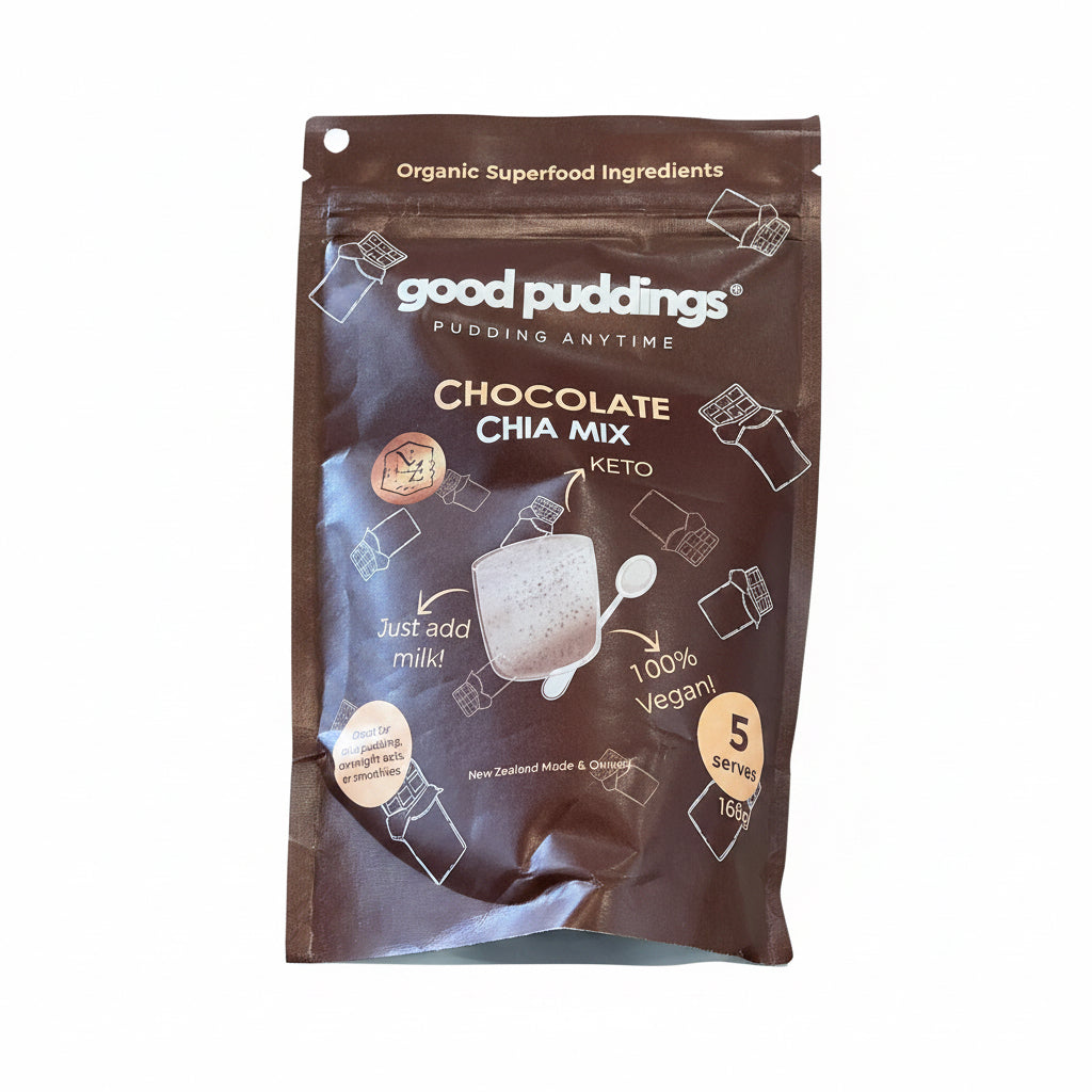 Chocolate Chia Pudding 168g (Good Puddings)