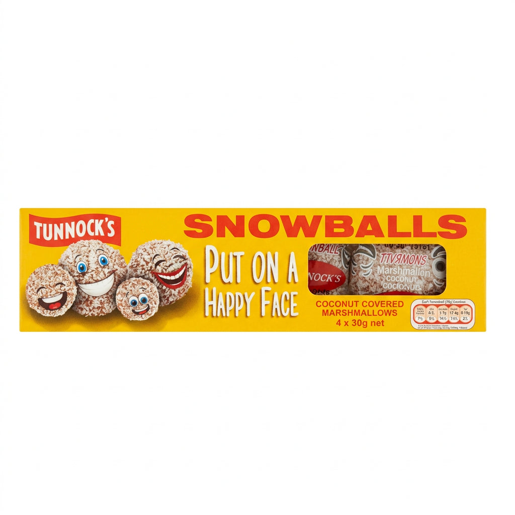 Coconut Snowballs (Tunnocks) 4 x 30g