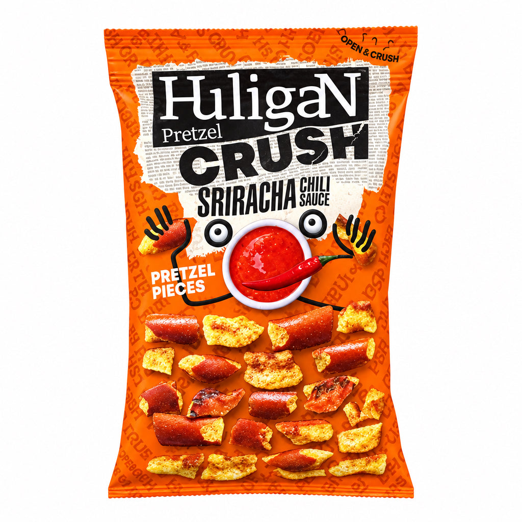 Huligan Pretzel Crush Siracha Chilli 65g