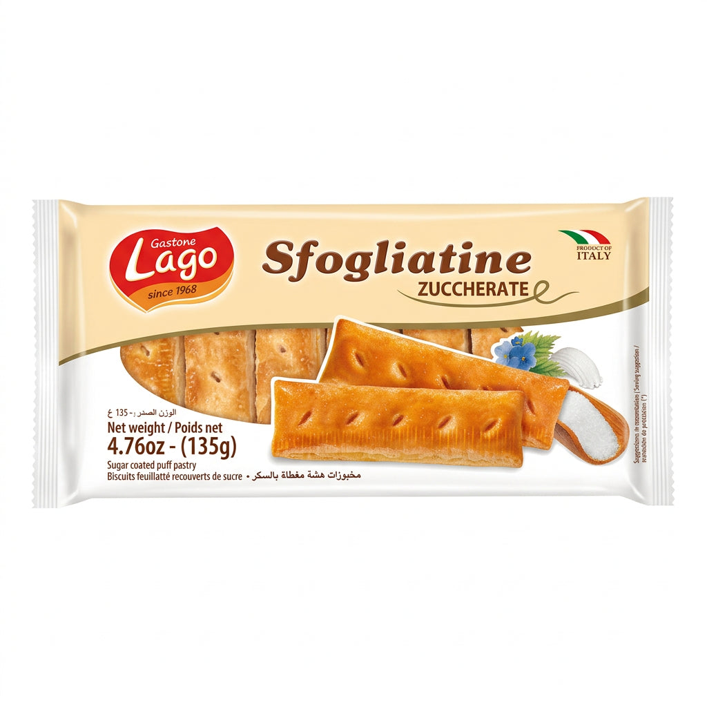 Sugar Coated Puff Pastry (Lago) 135g