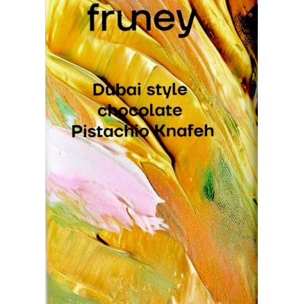 Dubai Style Chocolate Bar Pistachio 200g (Fruney)