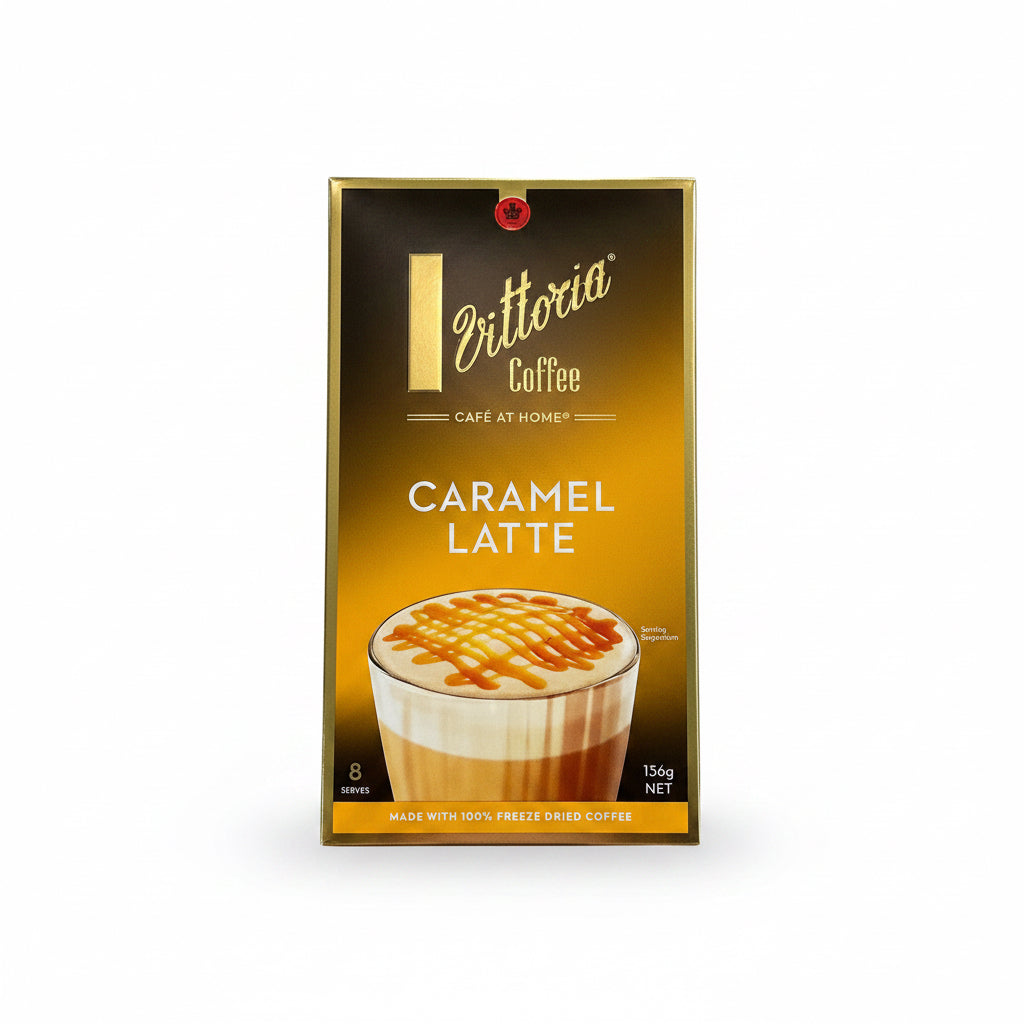 Caramel Latte Sachets 8 Pack (Vittoria)