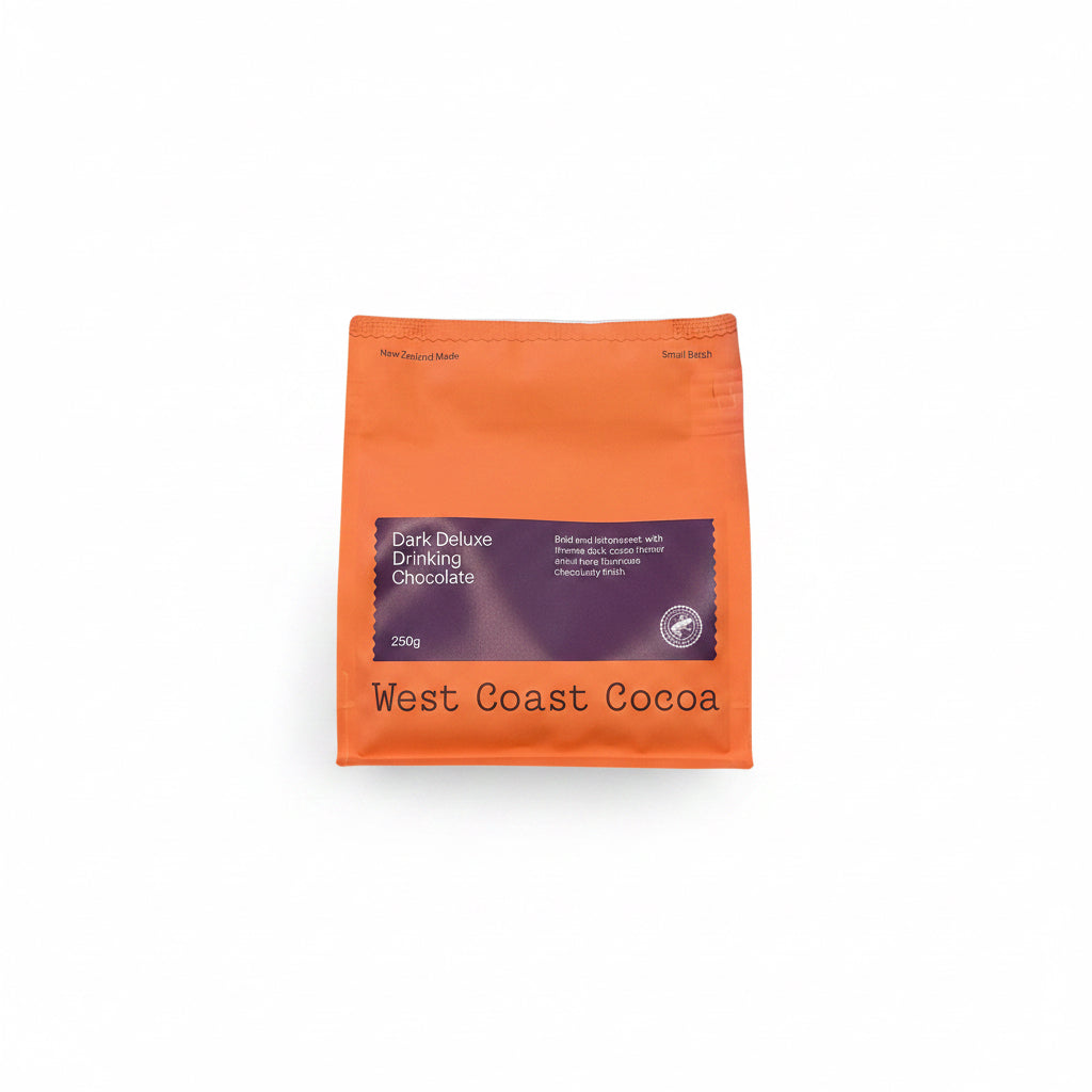 Dark Deluxe Chocolate 250g (West Coast Cocoa)
