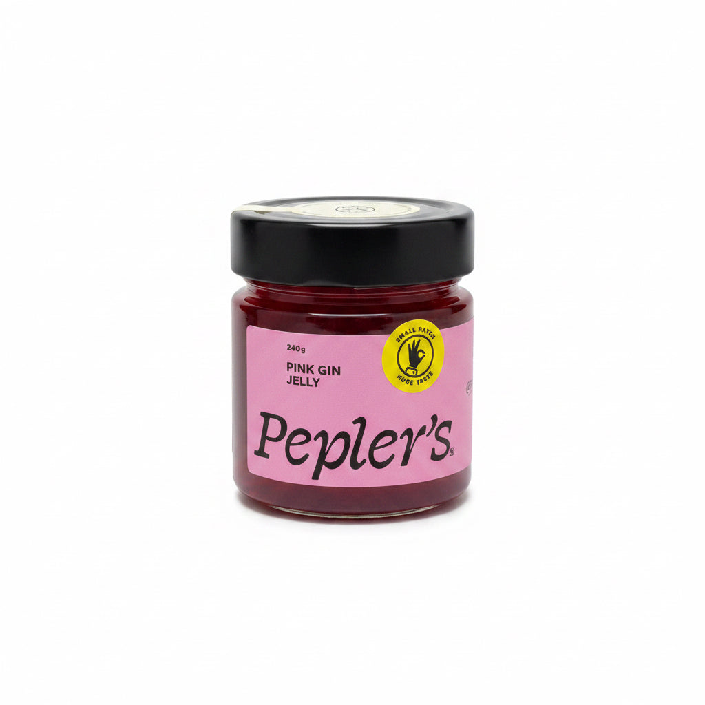 Pink Gin Jelly (Peplers) 240g