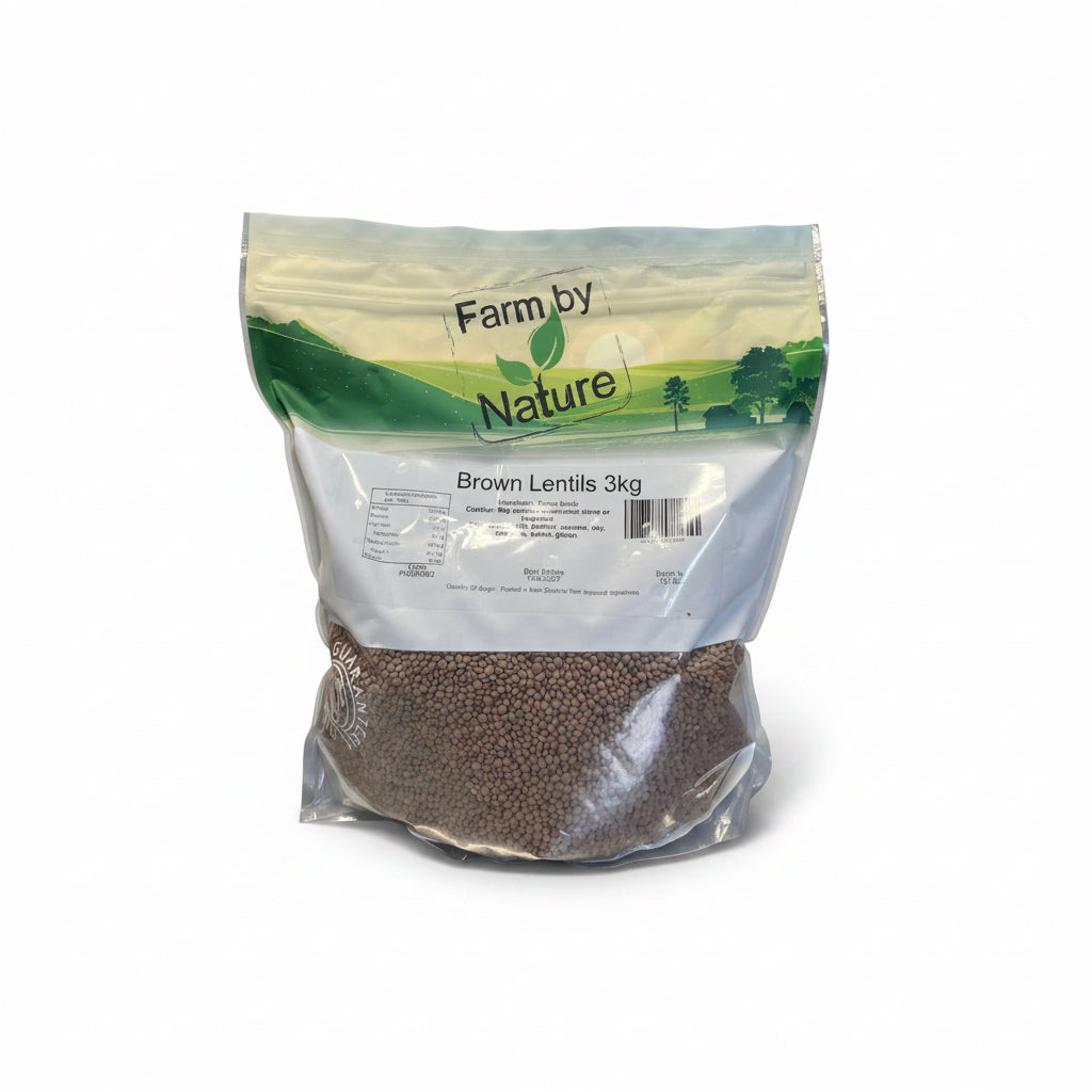 Brown Lentils 3Kg (Farm By Nature)