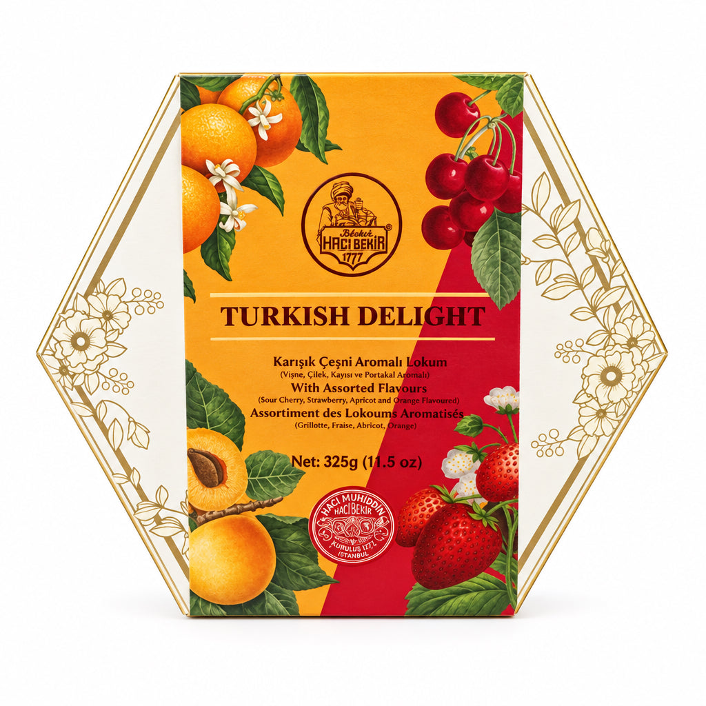 Turkish Delight - Assorted Flavours 325g (Hacı Bekir)