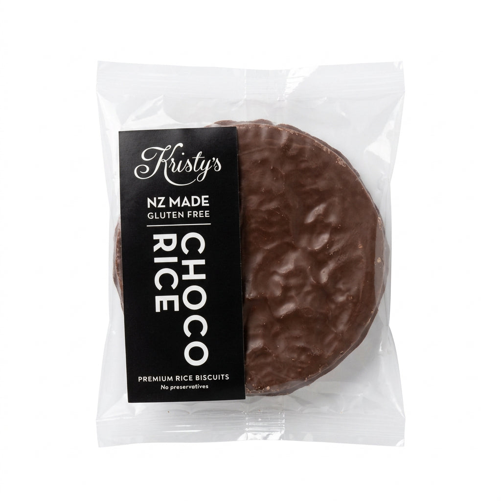 Chocolate Rice Cakes NZ Made (Kristys Cereal Cakes) 40g