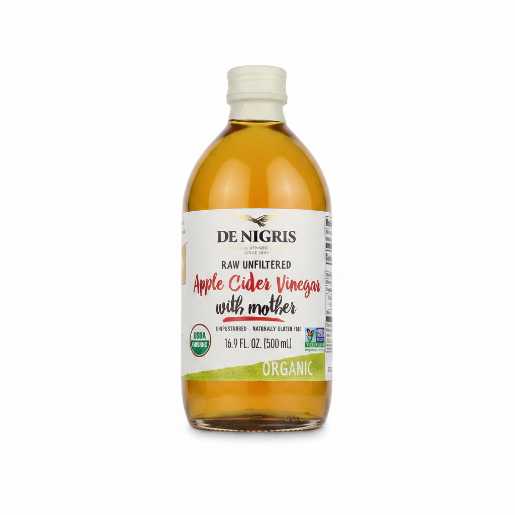 Raw Unfiltered Apple Cider Vinegar 500ml (De Nigris)