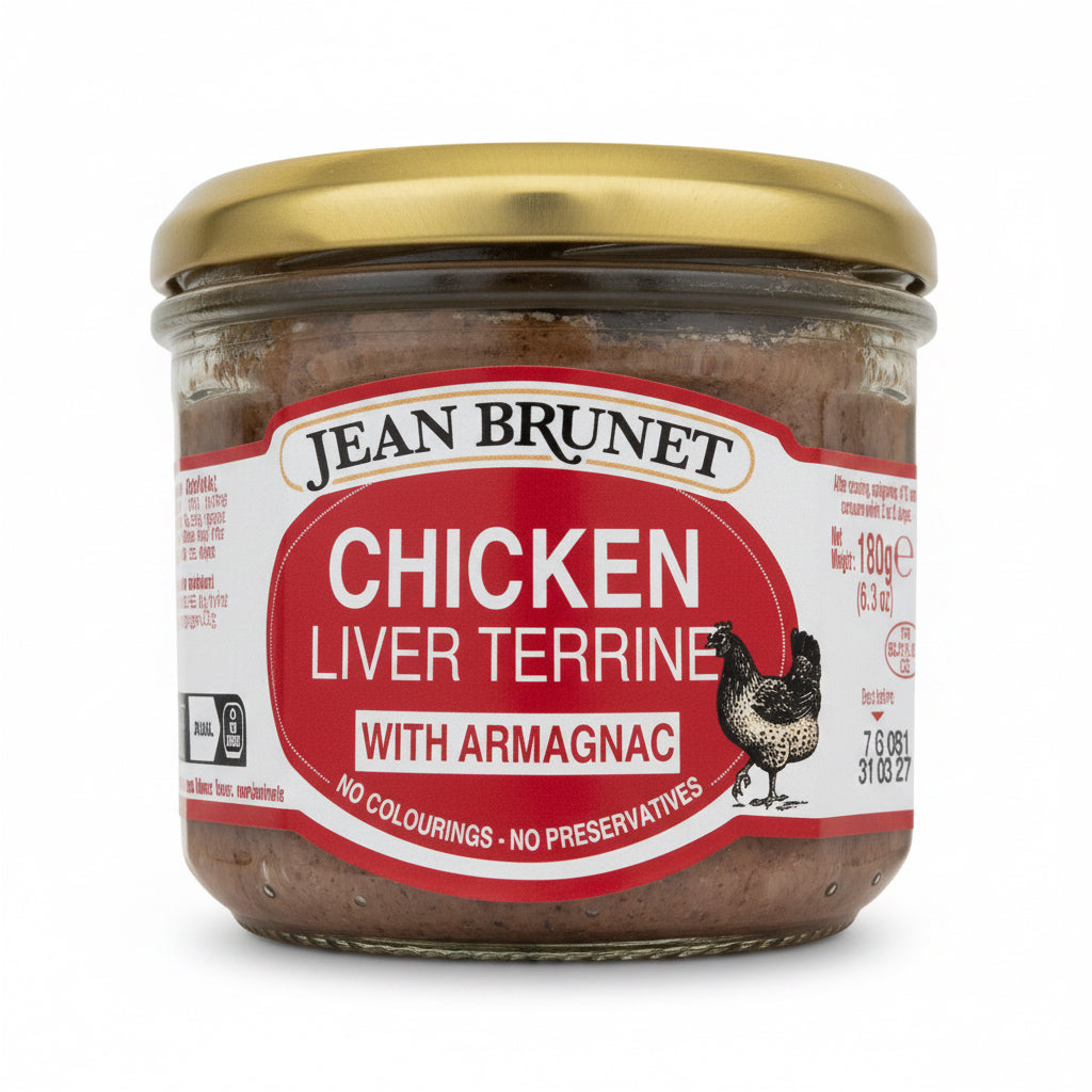 Chicken Liver Terrine with Armagnac 180g (Jean Brunet)