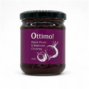 Black Plum and Beetroot Chutney