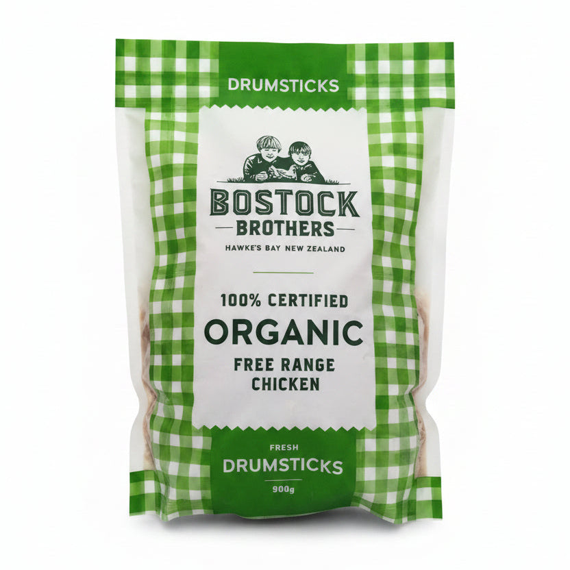 Chicken Drumsticks Organic (Bostock Brothers) 900g