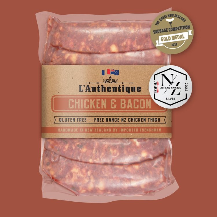 Chicken & Bacon Sausages