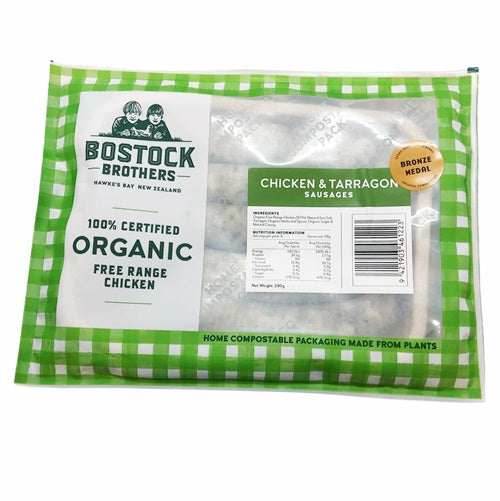 Organic Chicken & Tarragon Sausages
