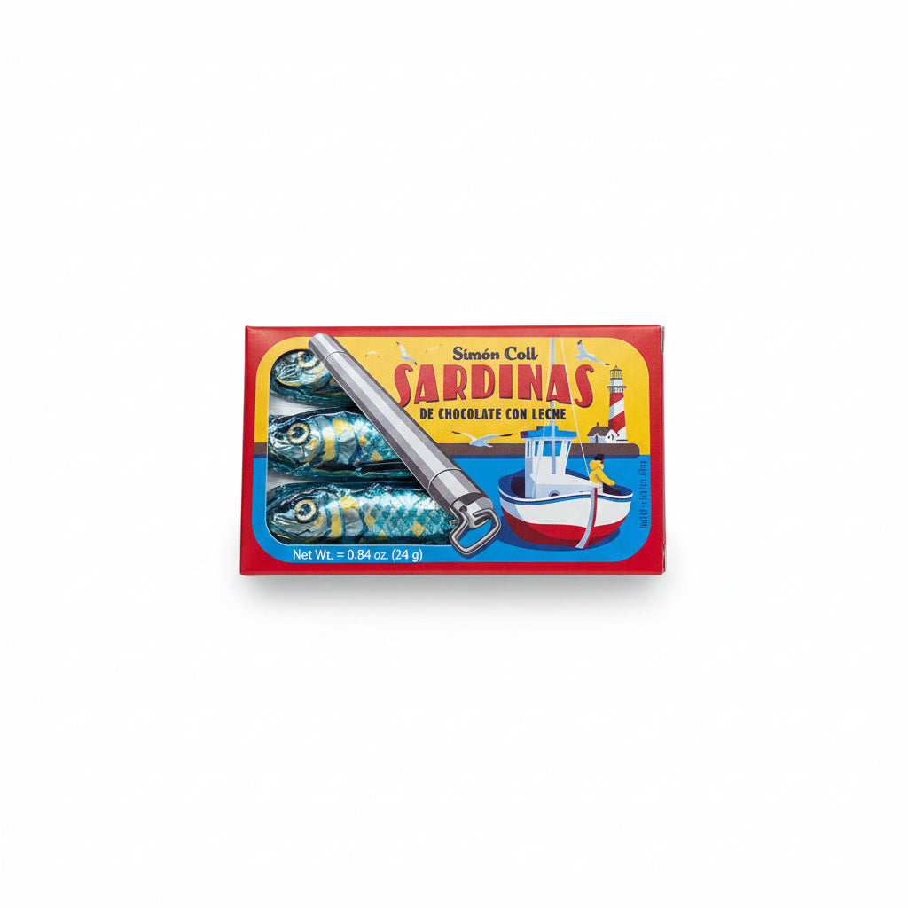Chocolate Sardines 24g (Simon Coll)