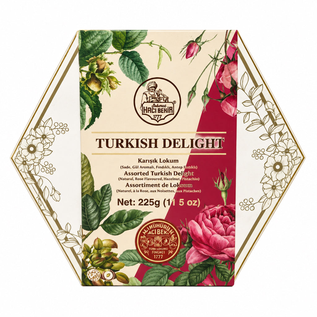 Turkish Delight - Assorted Flavors 325g (Hacı Bekir)