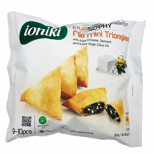 Filo Triangles Feta & Spinach
