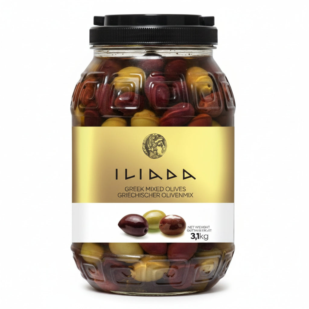Greek Mixed Olives Pail 3L