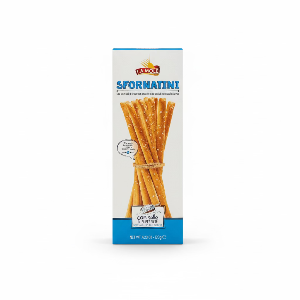 Grissini Sea Salt 120g (La Mole)