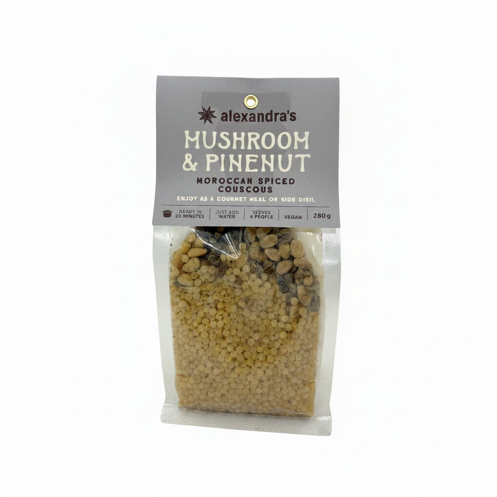 Mushroom and Pinenut Couscous