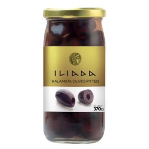 Kalamata Olive Pitted 370g  (Iliada)