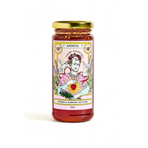 Lavender and Rosemary Hot Honey