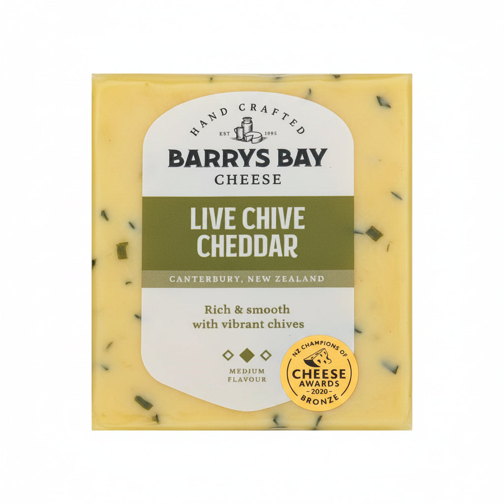 Live Chive Cheddar 140g