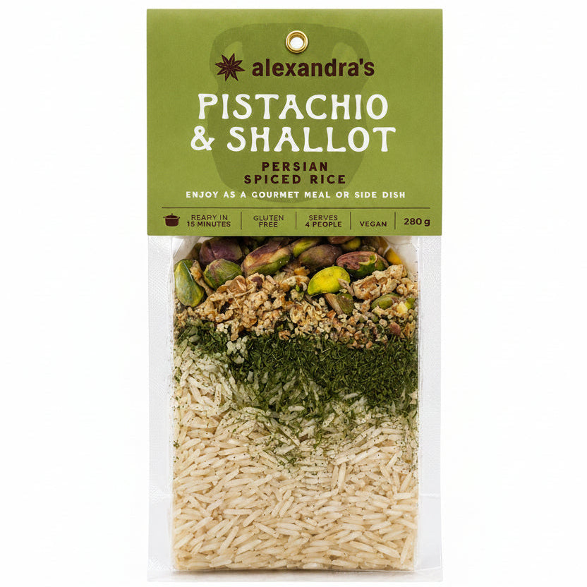 Pistachio and Shallot Rice Ready to Cook