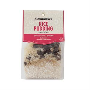 Rice Pudding Sticky Date and Ginger