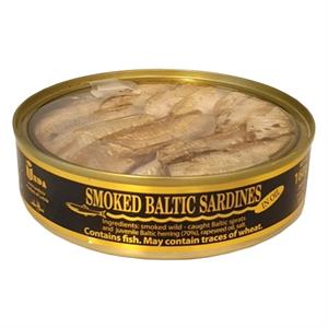Smoked Baltic Sardines 160g (Diplomats)