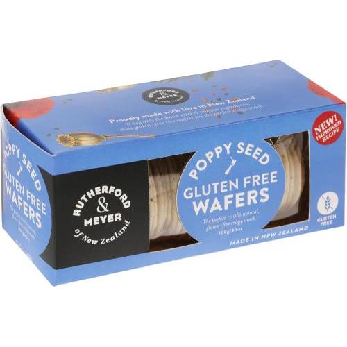 Wafers Rice Poppy Seed GF