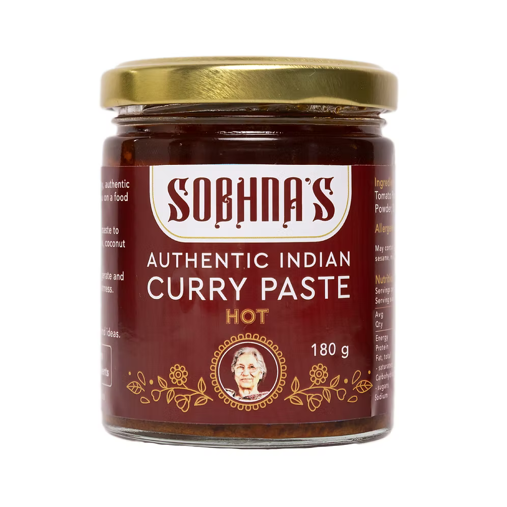 Indian Curry Paste (Hot) (Sobhna's)