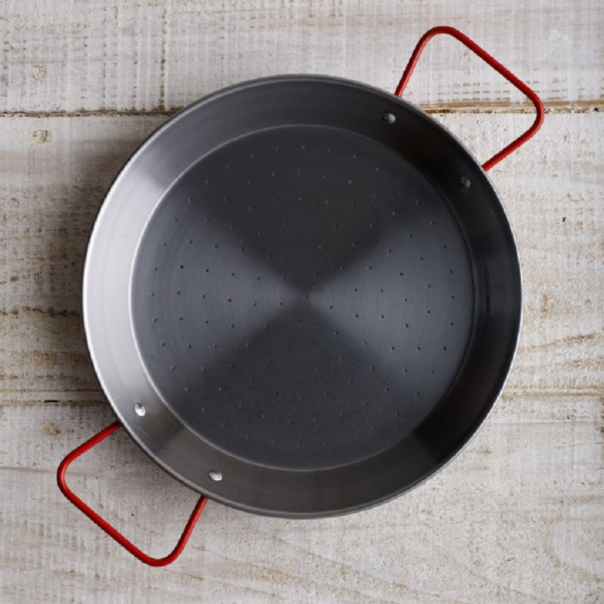 Spanish Paella Pan Polished Steel
