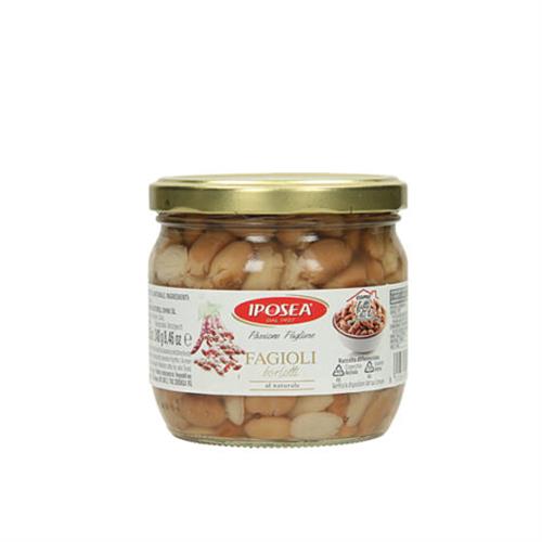 Borlotti Beans (Iposea) 350g Jar