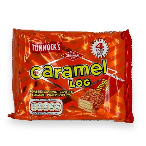 Caramel Log (Tunnocks) 128gm 4 pack