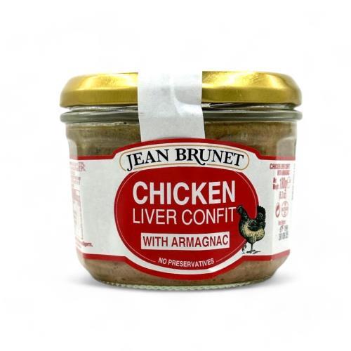 Chicken Liver Confit with Arrmagnac (Jean Brunet) 180g