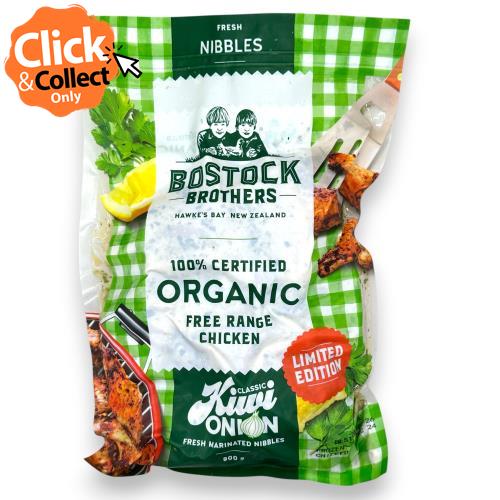 Chicken Nibbles Organic Kiwi Onion (Bostock) 900g