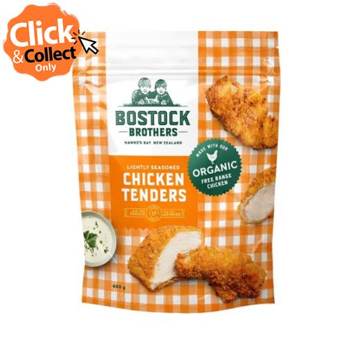 Chicken Tenders Organic Seasoned (Bostock) 400g FROZEN