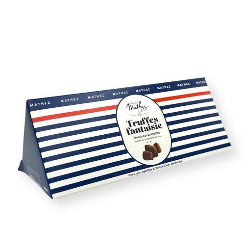 Chocolate Truffle Navy Triangle Pack (Mathez) 50g