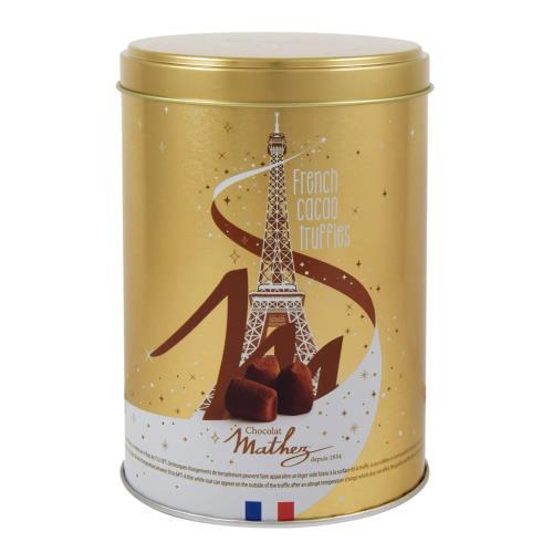 Chocolate Truffle Paris Gold TIN (Mathez) 500g