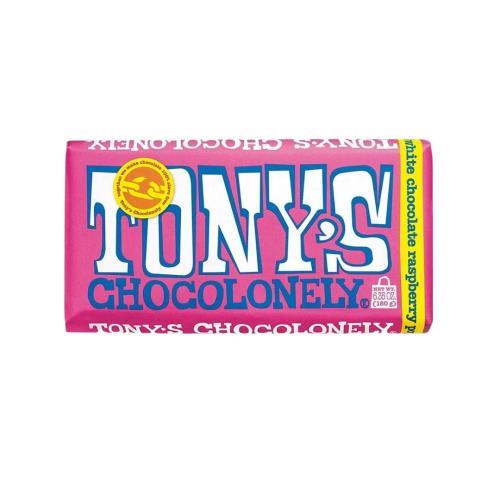 Chocolonely White Chocolate Raspberry Candy (Tonys) 180g