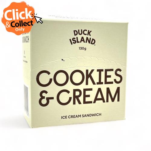 Cookies & Cream Ice Cream Sandwich (Duck Island)