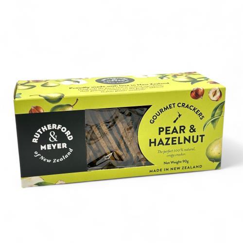 Crackers Gourmet Pear & Hazelnutl (Rutherford & Meyer) 90g