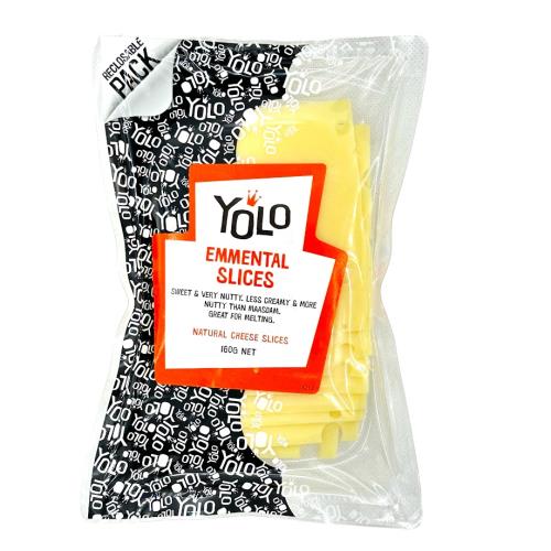 Emmental Slices (Yolo) 160g*