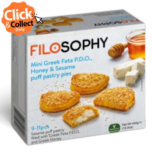 Filo Mini Greek Feta Honey & Sesame Pies (Filosophy) 450gm*