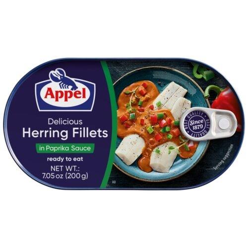Herring Fillets Paprika Sauce (Appel) 200g