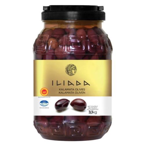 Kalamata Olive 3kg Pail (Iliada)
