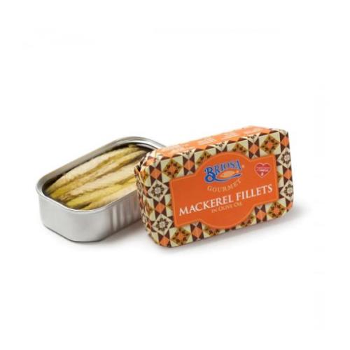 Mackerel Fillets in Spicy Olive Oil (Briosa) 120g